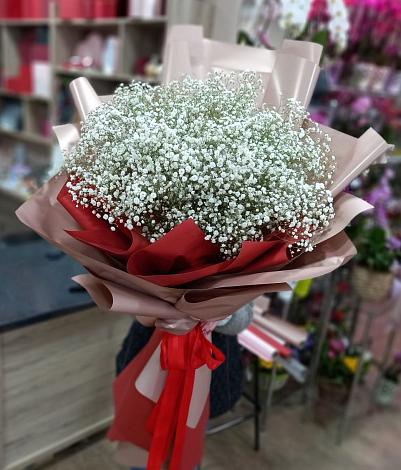 Букет цветов из: Гипсофила в Бердюжье