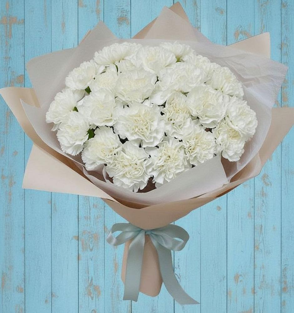 Букет цветов из: Гвоздики в Бердюжье