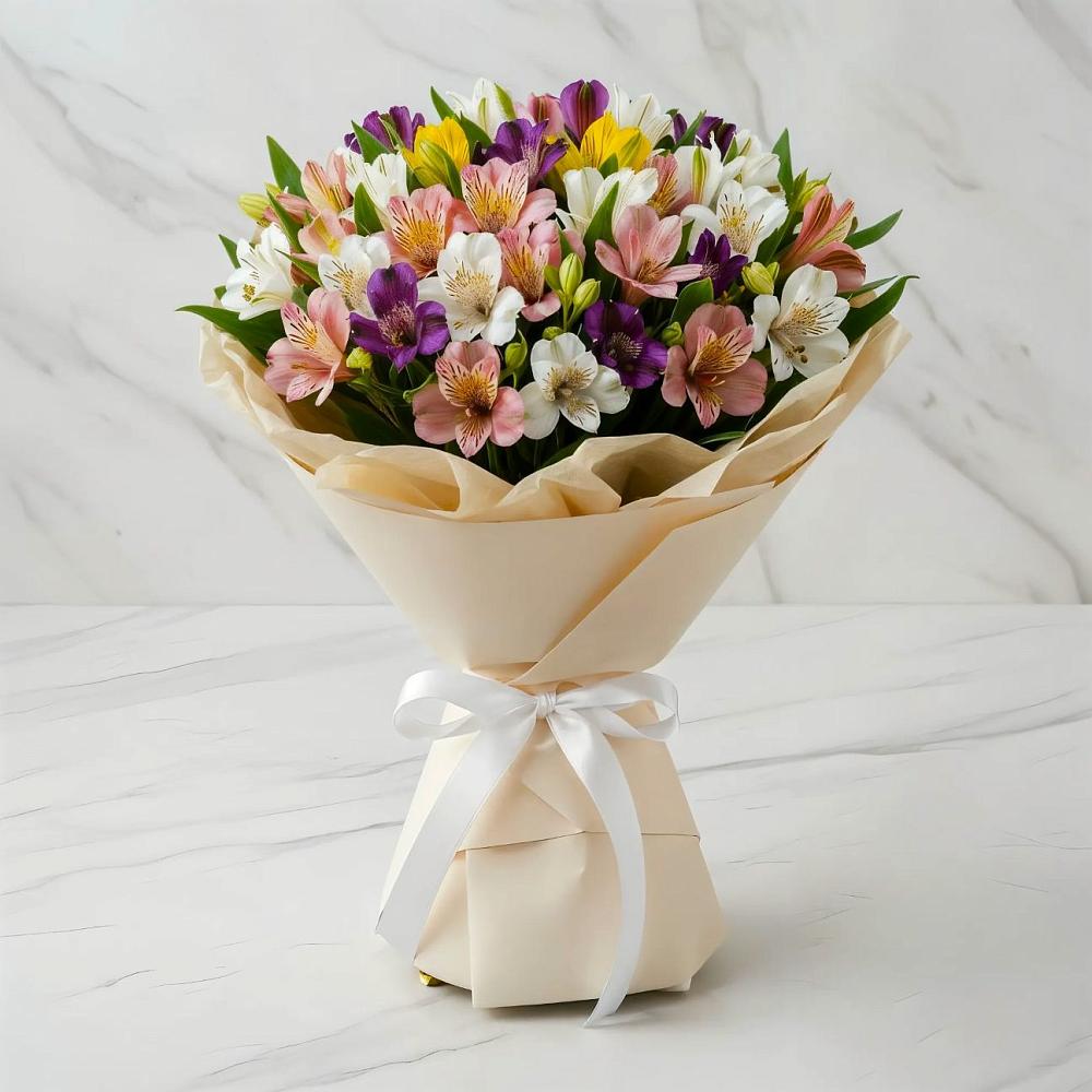 Букет цветов из: Альстромерии в Бердюжье