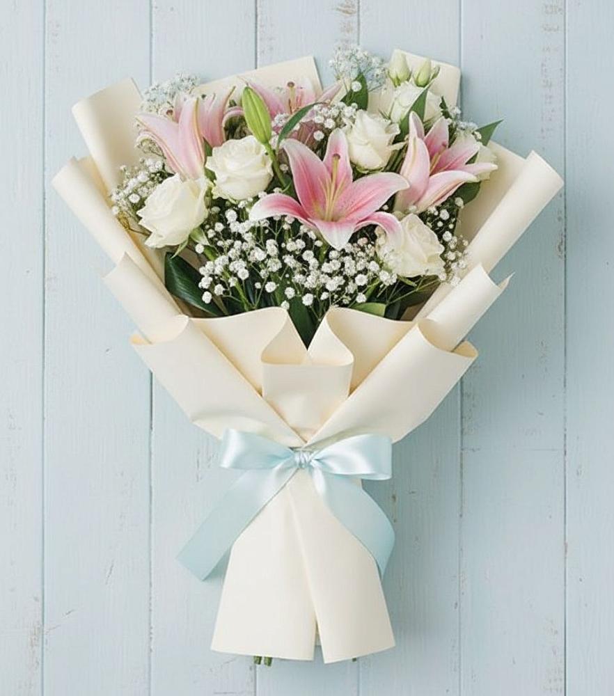 Букет цветов из: Лилии в Бердюжье