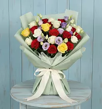 Букет цветов из:  Розы в Бердюжье