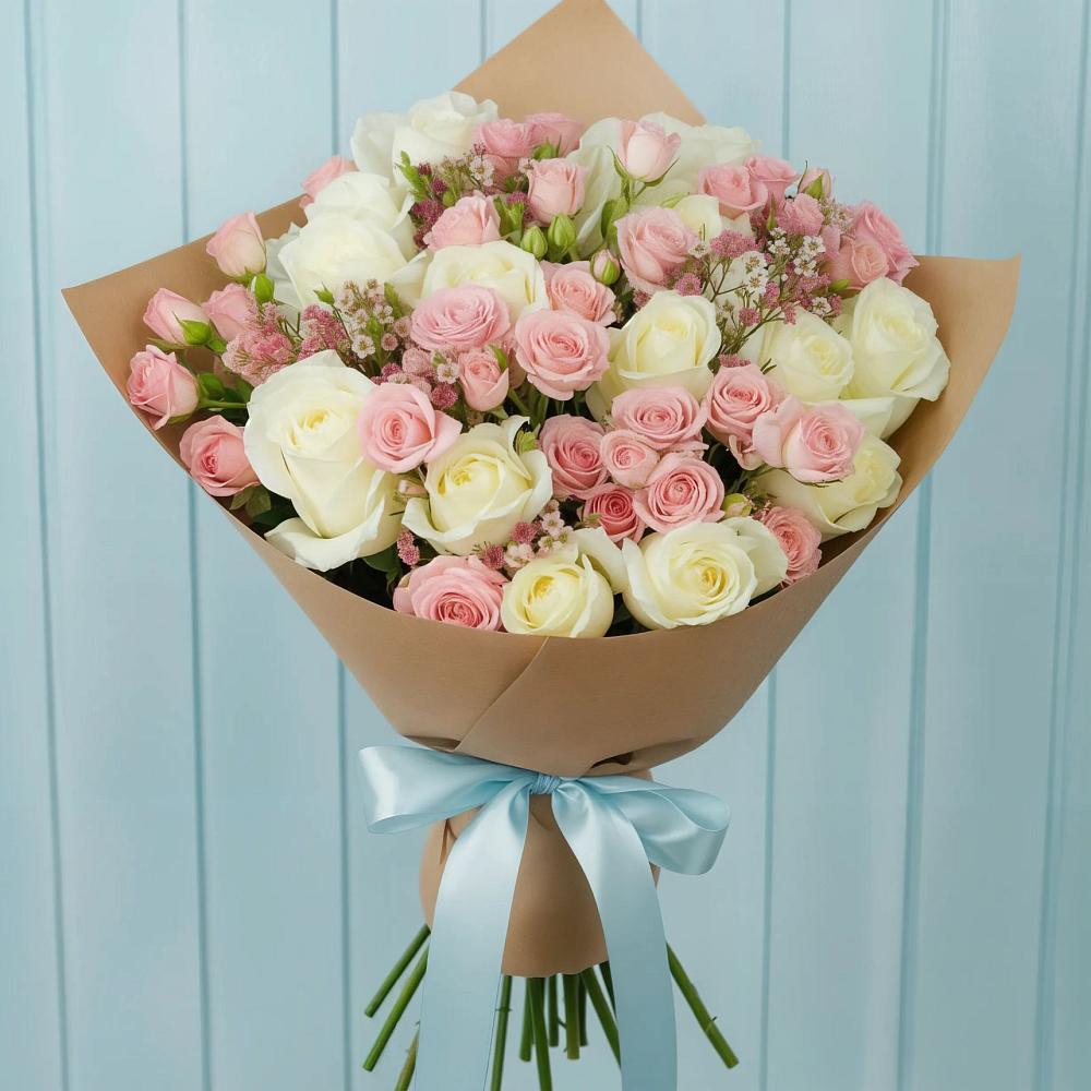 Букет цветов из: Розы в Бердюжье