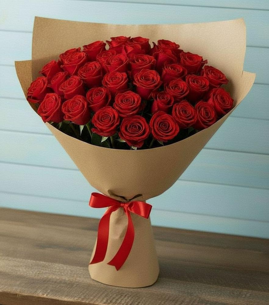 Букет Красные розы Милано в Бердюжье