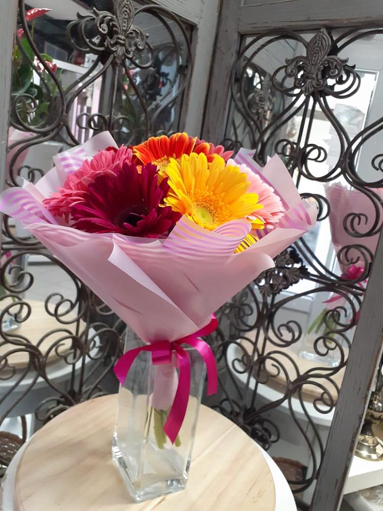 Букет цветов из: Герберы в Бердюжье