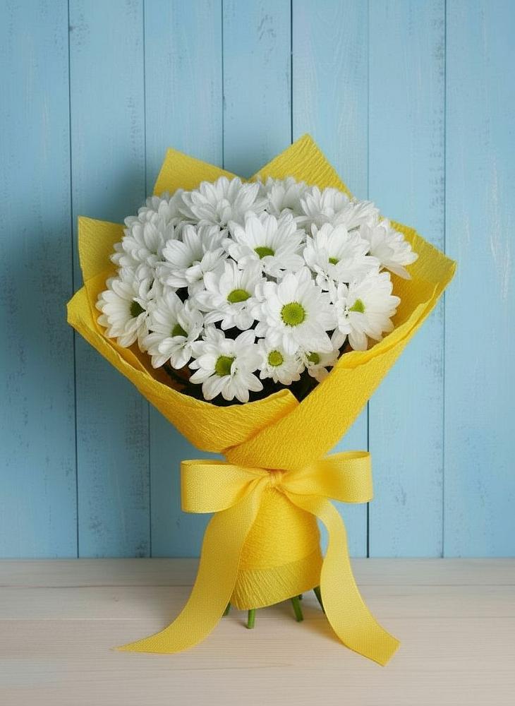 Букет цветов из: Хризантемы в Бердюжье