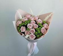 Букет цветов из:  Розы и Хризантемы #REPLACE_PRED# Бердюжье