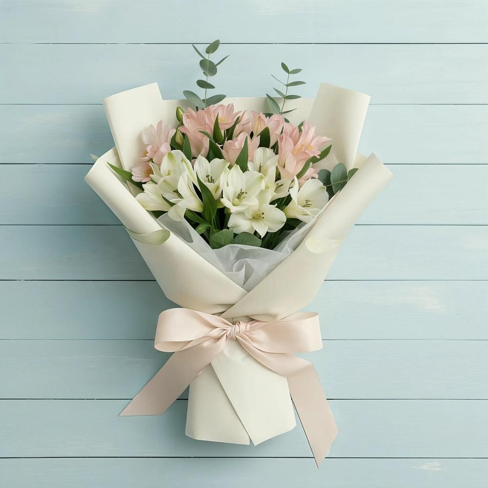 Букет цветов из: Альстромерии в Бердюжье