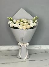 Букет цветов из:  Розы и Лизиантусы в Бердюжье